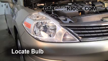 2008 Nissan Versa S 1.8L 4 Cyl. Sedan Lights Parking Light (replace bulb)